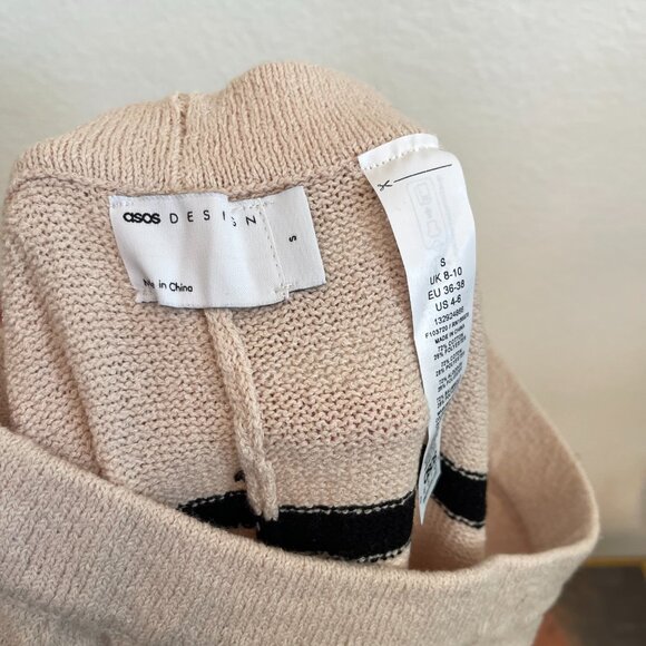 ASOS Design Knitted Pants in Textured Yarn in Stripe - Picture 5 of 5